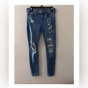 Size 2R Express Distressed Jeans